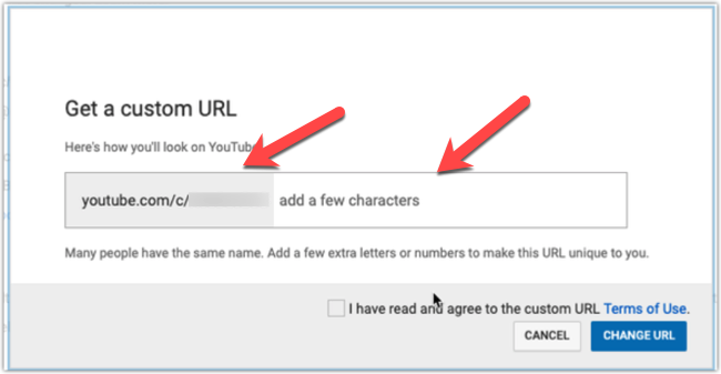 Youtube Custom Url Issue Add A Few Character